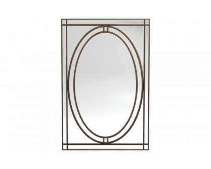 Coaster - Beveled Edge Wall Mirror in Silver