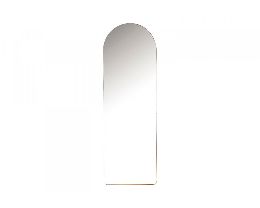 Coaster Arch-Shaped Wall Mirror - Rose Gold