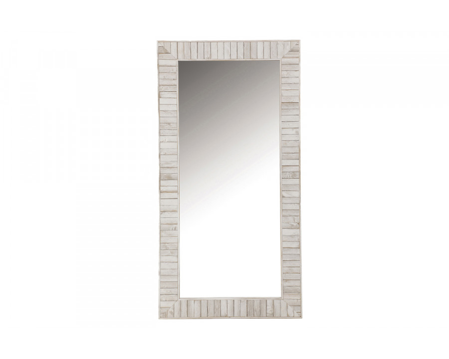 Coaster - Rectangular Wall Mirror in White