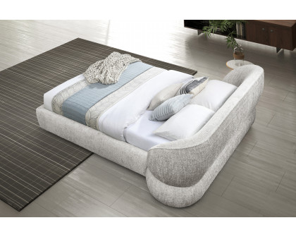 Contempo™ Olivia Upholstered King Size Bed - Taupe, Fabric