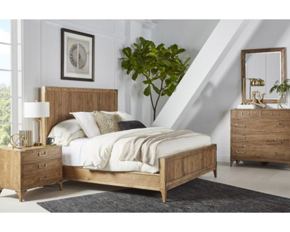 Creative Passage Queen Size Bed - Light Oak