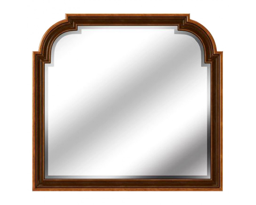 Creative - Newel Landscape Mirror in Cherry