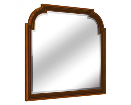 Creative - Newel Landscape Mirror in Cherry