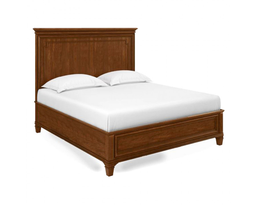 Creative Newel Queen Size Bed - Cherry