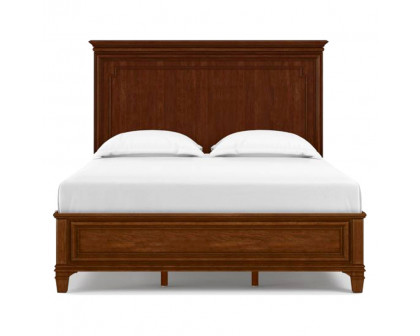 Creative Newel Queen Size Bed - Cherry