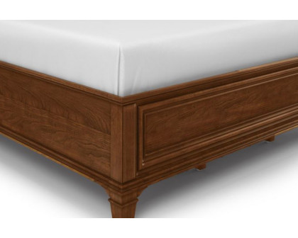 Creative Newel Queen Size Bed - Cherry