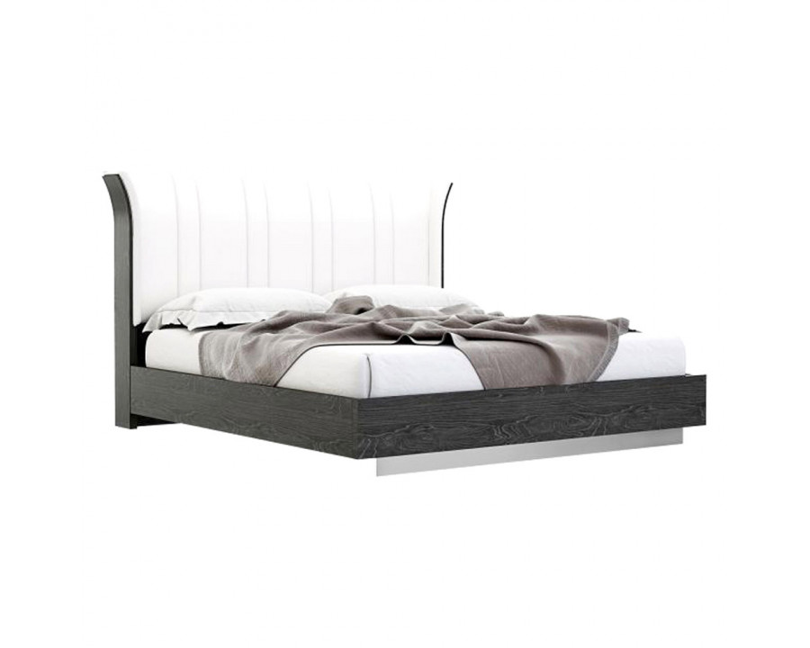 Creative Ariana King Size Bed with Upholstered Headboard - Gray