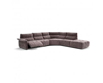 Creative Borg Left Arm Facing Sectional with Recliners - Mouse, Fabric