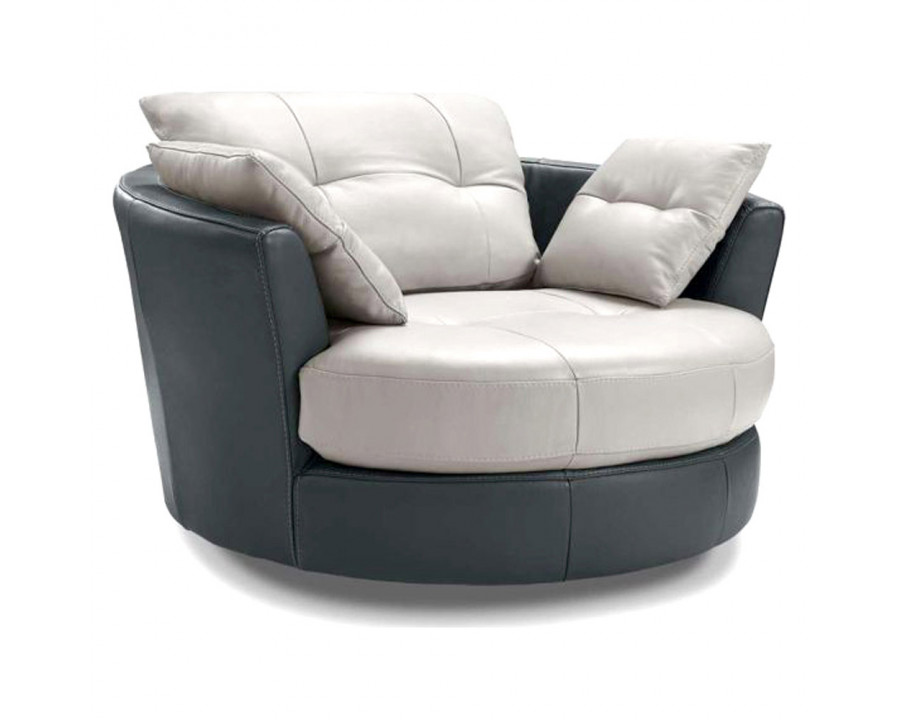 Creative - Cecile Round Armchair in Leather