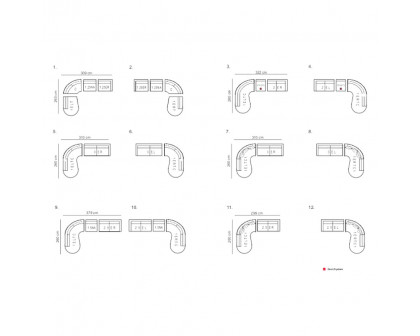 Creative Cecile Sectional - Left Facing Chaise