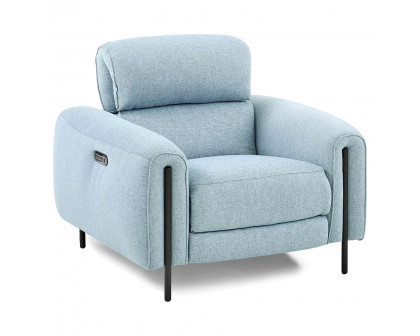 Creative™ Charm Recliner Armchair - Angel Blue, Fabric