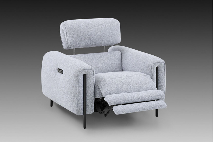 Creative™ Charm Recliner Armchair - Frost, Fabric