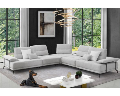 Creative - Eleganto Sectional with Power Motion Backrests