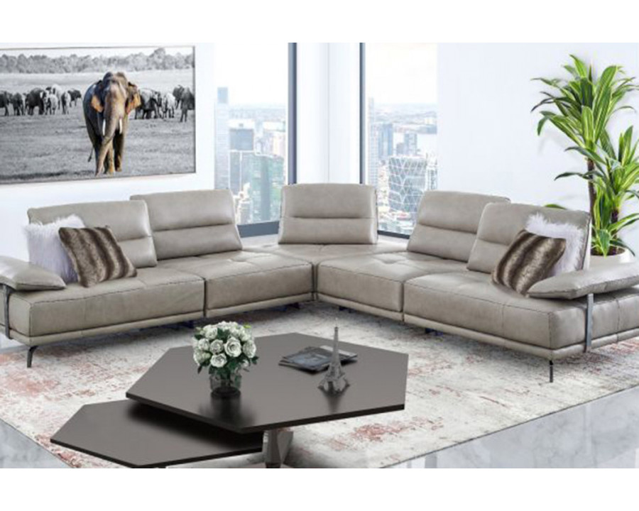 Creative - Eleganto Sectional with Power Motion Backrests