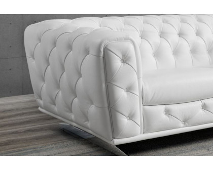 Creative - Ellie Modern Sofa in White, Leather