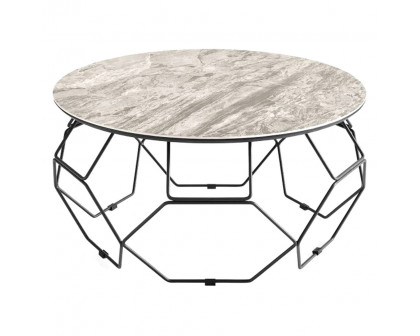 Creative - Ellipse Ceramic Top Coffee Table