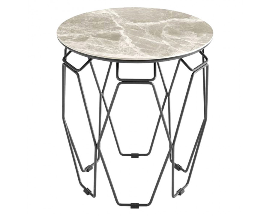 Creative - Ellipse Ceramic Top End Table