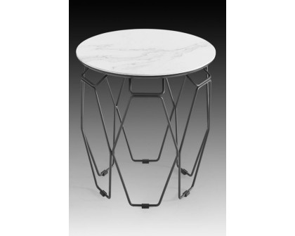 Creative - Ellipse Ceramic Top End Table