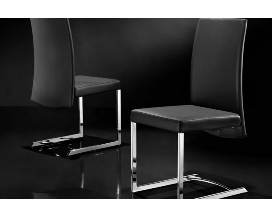 Creative Fabio Side Chair - Black