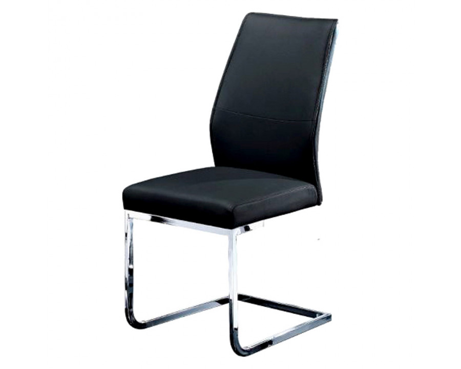 Creative Fiore Dining Chair - Black, Eco-Leather