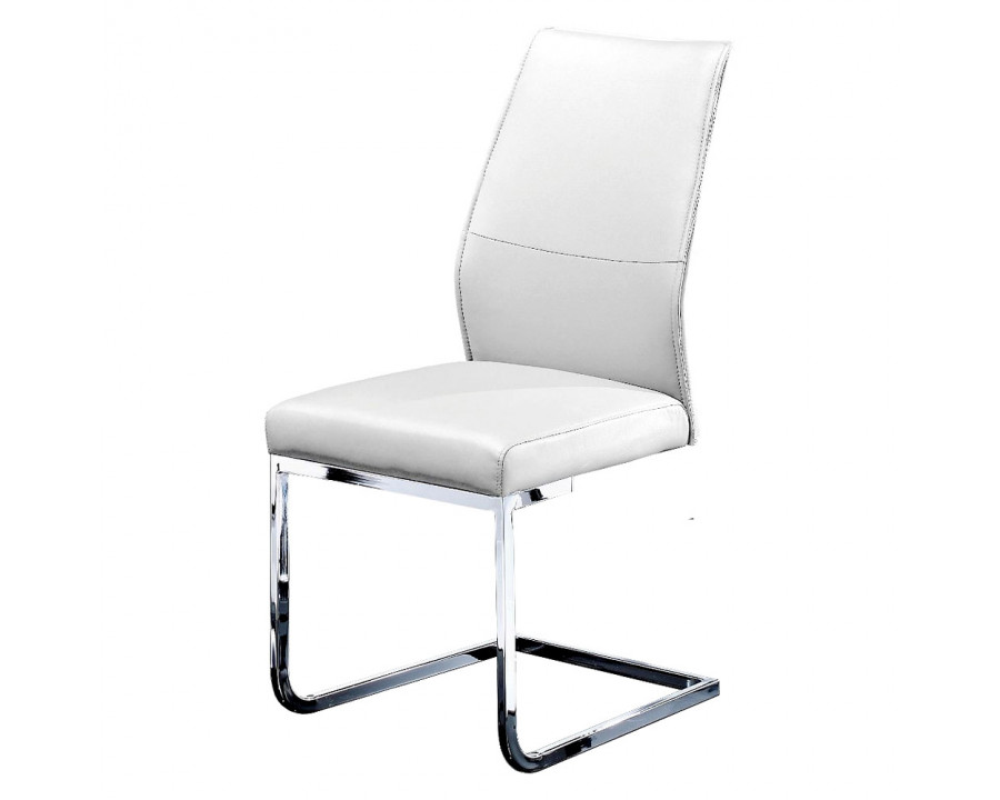 Creative Fiore Dining Chair - White, Eco-Leather