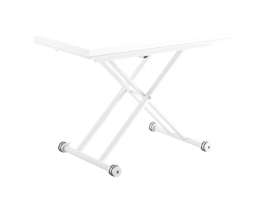 Creative Flip 60 Dining Table - Gloss White