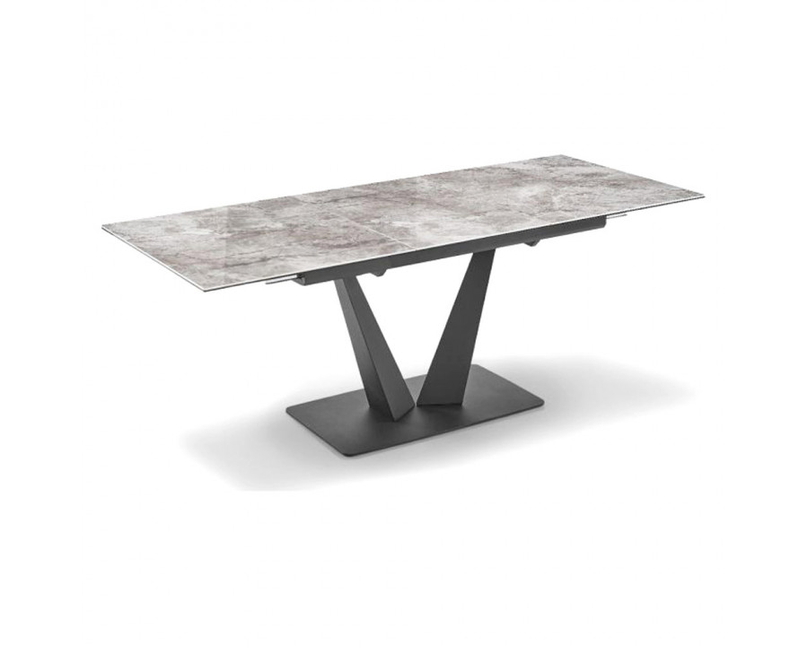 Creative - Graf Extendable Ceramic Painted Top Dining Table