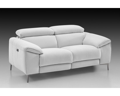 Creative Lucca Loveseat with Power Recliners - Bisque, Fabric