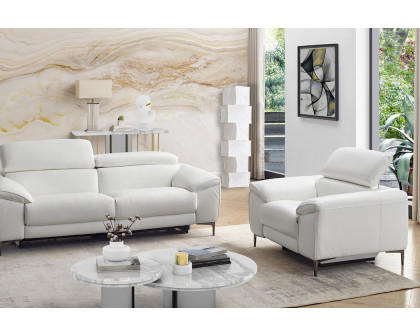 Creative Lucca Loveseat with Power Recliners - Bisque, Fabric