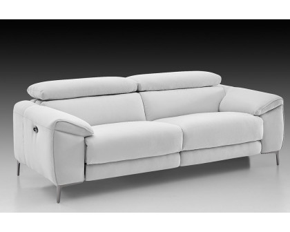 Creative Lucca Sofa with Recliners - Bisque, Fabric