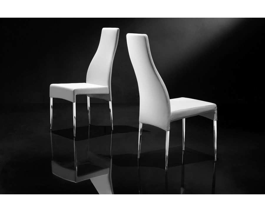 Creative Megan Side Chair - White