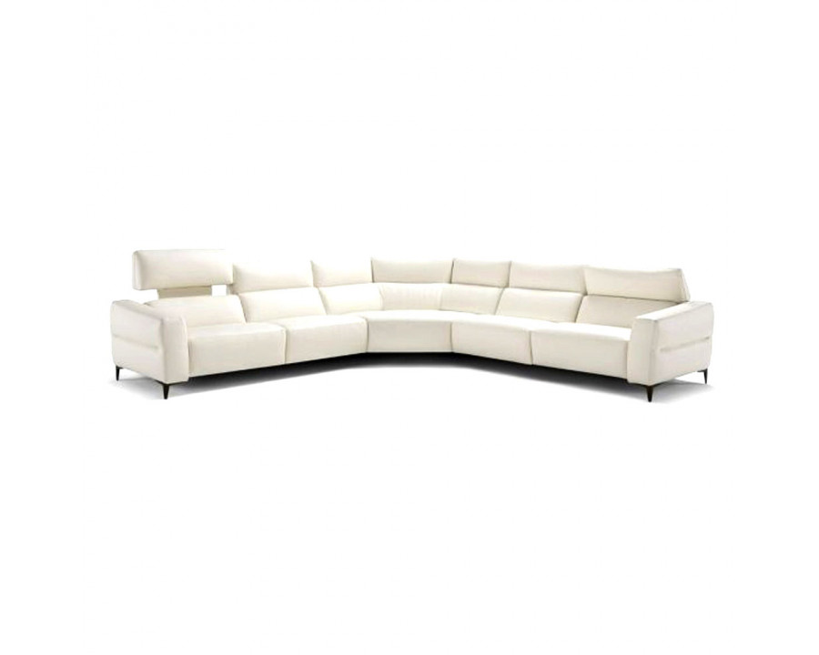 Creative - Mimi Sectional with Recliners in Leather