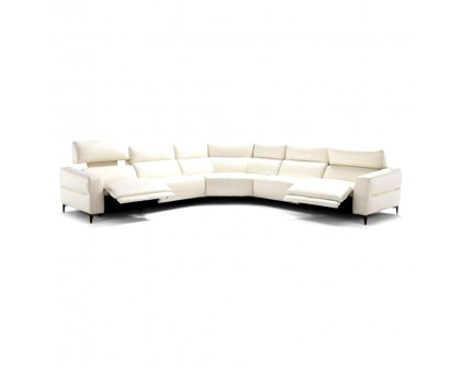 Creative - Mimi Sectional with Recliners in Leather