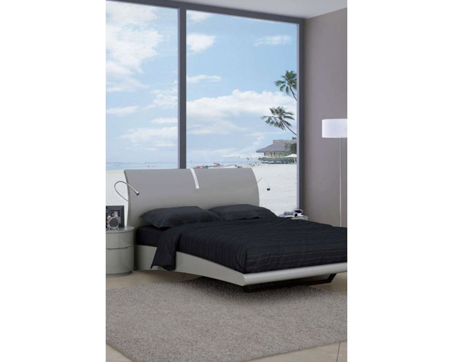 Creative Moonlight King Size Bed - Gray