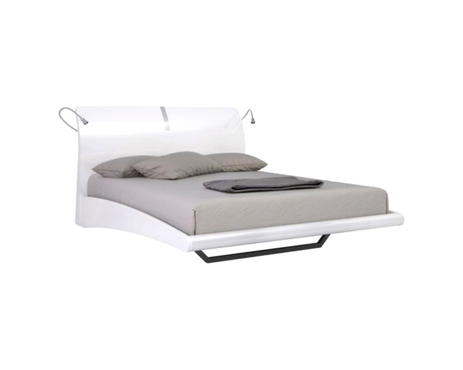 Creative Moonlight King Size Bed - White