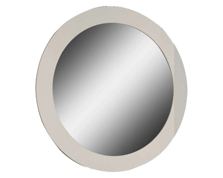 Creative - Moonlight Mirror in Light Gray High Gloss