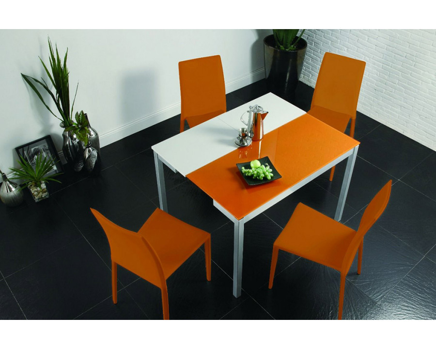 Creative Orlando Console Dining Table - Orange