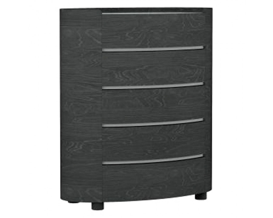 Creative Sima Chest - Gray/Walnut High Gloss