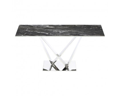 Creative Victory Console Table - Ceramic Black Gloss