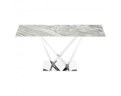 Creative Victory Console Table - Ceramic Gray Gloss