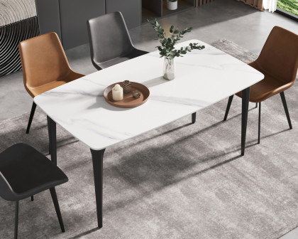 Crenus - Sicilia Curved Rectangular Dining Table