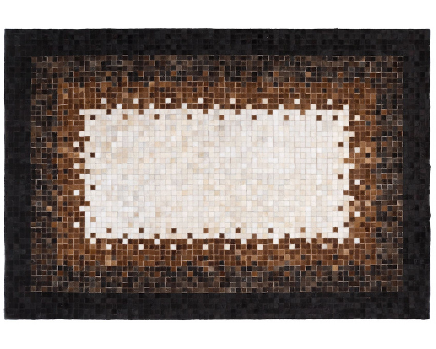 CutCut Quadra Center Leather Rug - 140x200