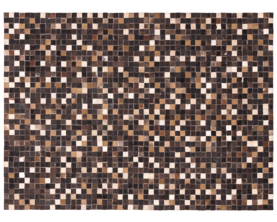 CutCut Quadra Multi Leather Rug - 140x200