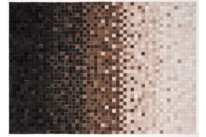 CutCut™ Quadra Rain Leather Rug - 170x240