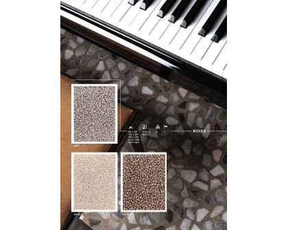 CutCut™ Rock Beige Rug - 80x150