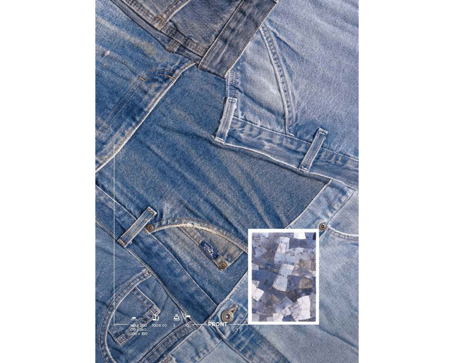 CutCut - Front Jeans Rug in 170x240