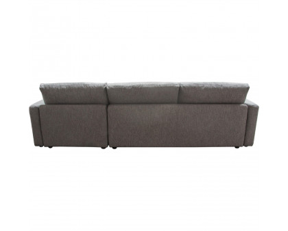 Diamond Sofa - Arcadia 2PC Fabric Reversible Chaise Sectional with Feather Down Seating