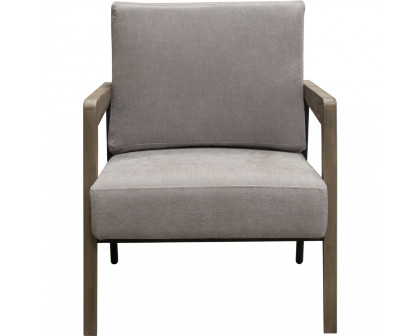 Diamond Sofa - Blair Fabric Accent Chair with Curved Wood Leg Detail