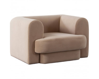 Diamond Sofa Form Performance Velvet Chair - Camel