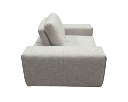 Diamond Sofa - Jazz Modular Fabric 1-Seater with Adjustable Backrest in Light Barley